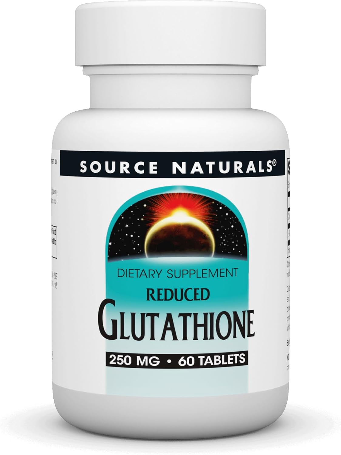 Source Naturals Glutathione, Supplement For Liver Support, 250Mg - 60 Tablets