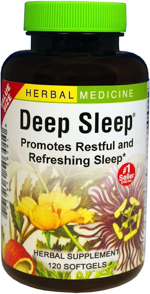 Herbs Etc. Deep Sleep Soft Gels - 120 Count (Pack of 1)