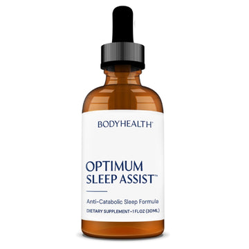 Bodyhealth Optimum Sleep Assist, Natural Sleep Aid, Sleep Vitamins With Melotonin And B6 For Adults, Supplement To Support Sleeping (30 Servings)