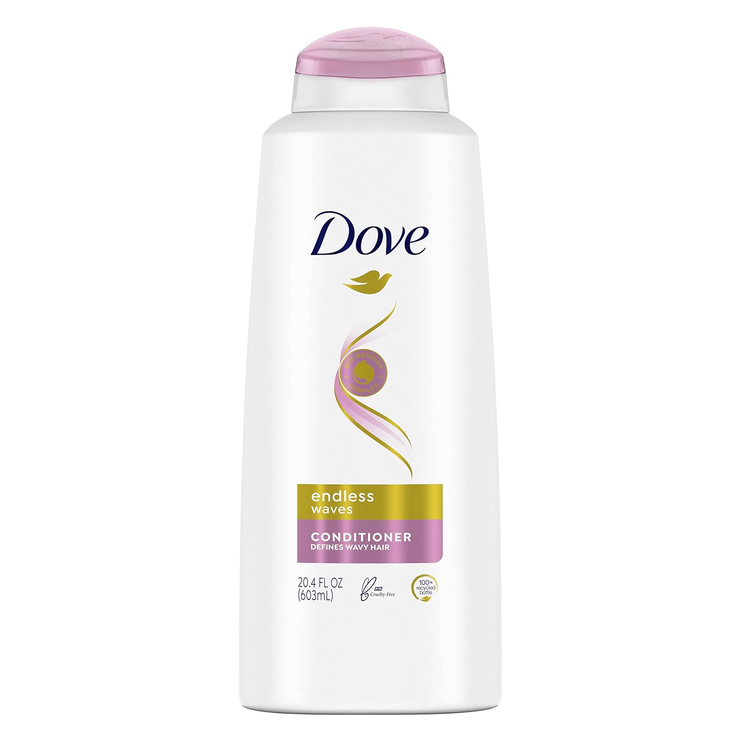 Dove Conditioner For Curly Hair Endless Waves Sulfate Free Hair Conditioner 20.4 Fl Oz