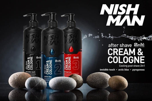 Nishman Cream & Cologne 2In1 Arctic Blue 02 400 Ml