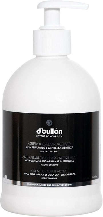 D'Bullón Active Heat Body Cream. Reduces Orange Skin - 500 Ml