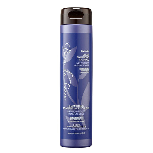 Bain de Terre Color Enhancing Shampoo | Lavender | Neutralizes Brassy Tones for Color-Treated Hair | Argan & Monoi Oils | Paraben Free | Color-Safe | 10.1 Fl Oz | Package May Vary : Beauty & Personal Care