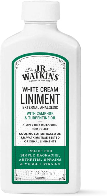 J.R. Watkins White Cream Liniment, 11 Ounce