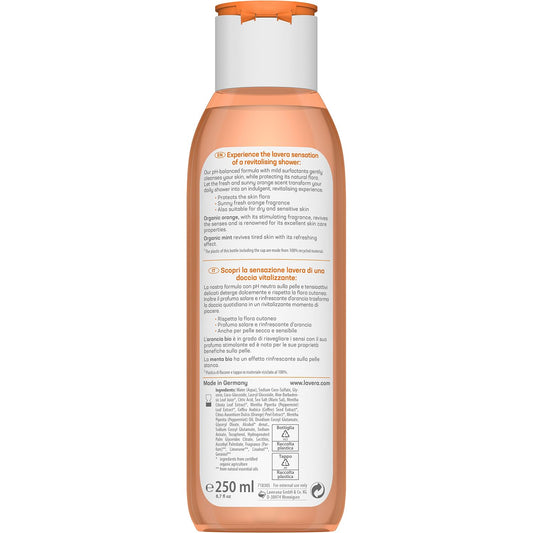 Lavera Basis Sensitiv Care Shower 2In1 - Gentle Cleansing For Skin & Hair With Aloe Vera & Plant Keratin - Ph-Neutral - Peta Certified - Vegan - Natural Cosmetics - 8.45 Fl.Oz