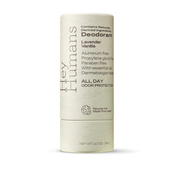 Hey Humans Deodorant, Aluminum Free Deodorant For Women And Men, Contains Naturally Derived Ingredients, All Day Odor Control, Refreshing Deodorant Essential Oils, Banana Aloe
