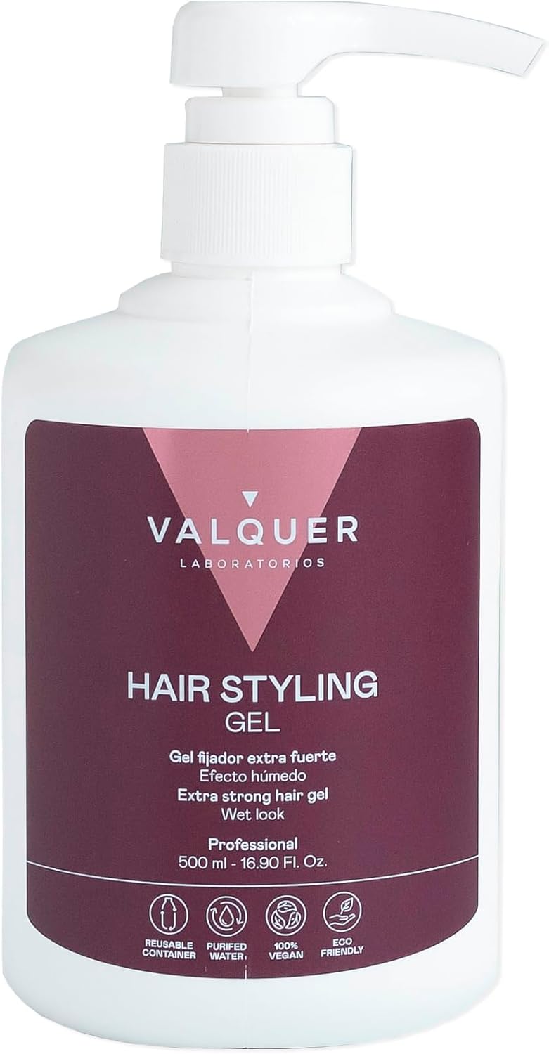 Valquer Laboratorios Hair Styling Gel, 500 Ml - Extrafuerte