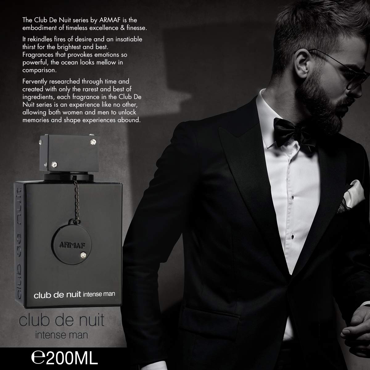 Armaf Club De Nuit Intense For Men Eau De Parfum Spray, 6.8 Ounce / 200 Ml : Beauty & Personal Care