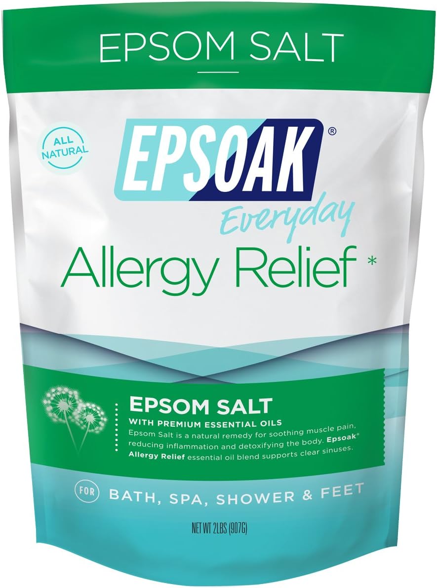 Epsoak Epsom Salt - 2 Lbs. Allergy Relief Bath Salts