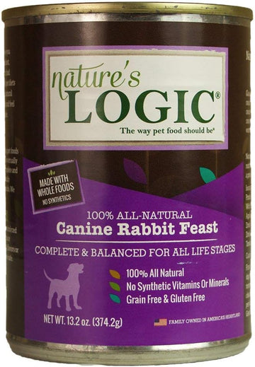 Natures Logic Nl00180 Grain-Free Rabbit Feast Wet Dog Food, One Size