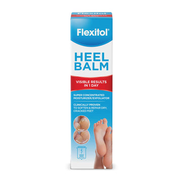 Flexitol Heel Balm, Rich Moisturizing & Exfoliating Foot Cream, 4 Oz Tube