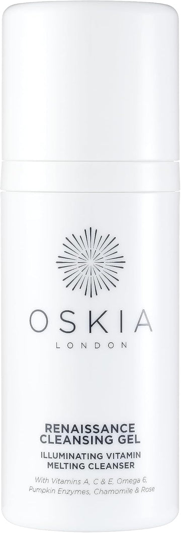 Oskia Renaissance Cleansing Gel – Gel-To-Oil Face Cleanser With Vitamin A, E & C For Radiant Skin