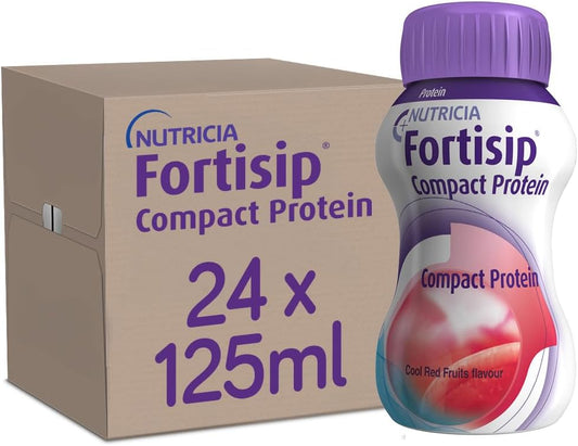 Fortisip Compact Protein Drink, Red Fruit Flavour, 125Ml Bottle