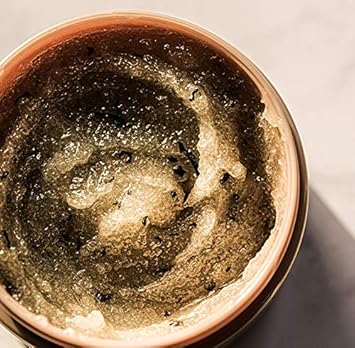 Voya Effervescence Nourishing Sugar Scrub, Organic, Lavender, Orange, Body Exfoliator, 250G