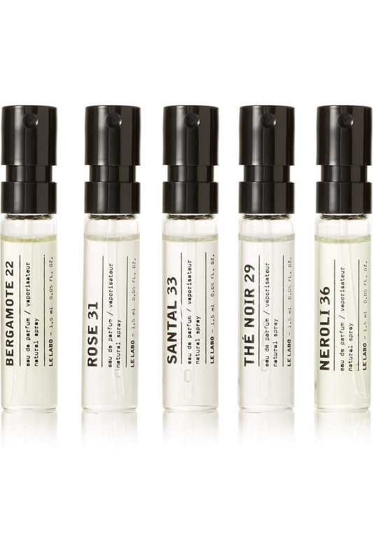Le Labo Discovery Set Santal 33, Rose 31, Bergamote 22, Neroli 36 & The Noir 29 Sampler - .05 Oz. Each : Beauty & Personal Care