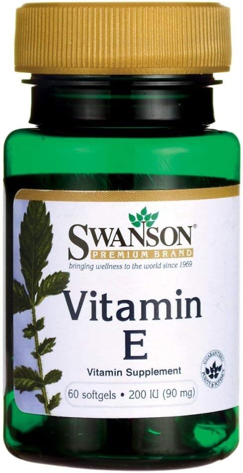 Swanson Vitamin E 200 Iu 200 Iu (90 Milligrams) 60 Sgels