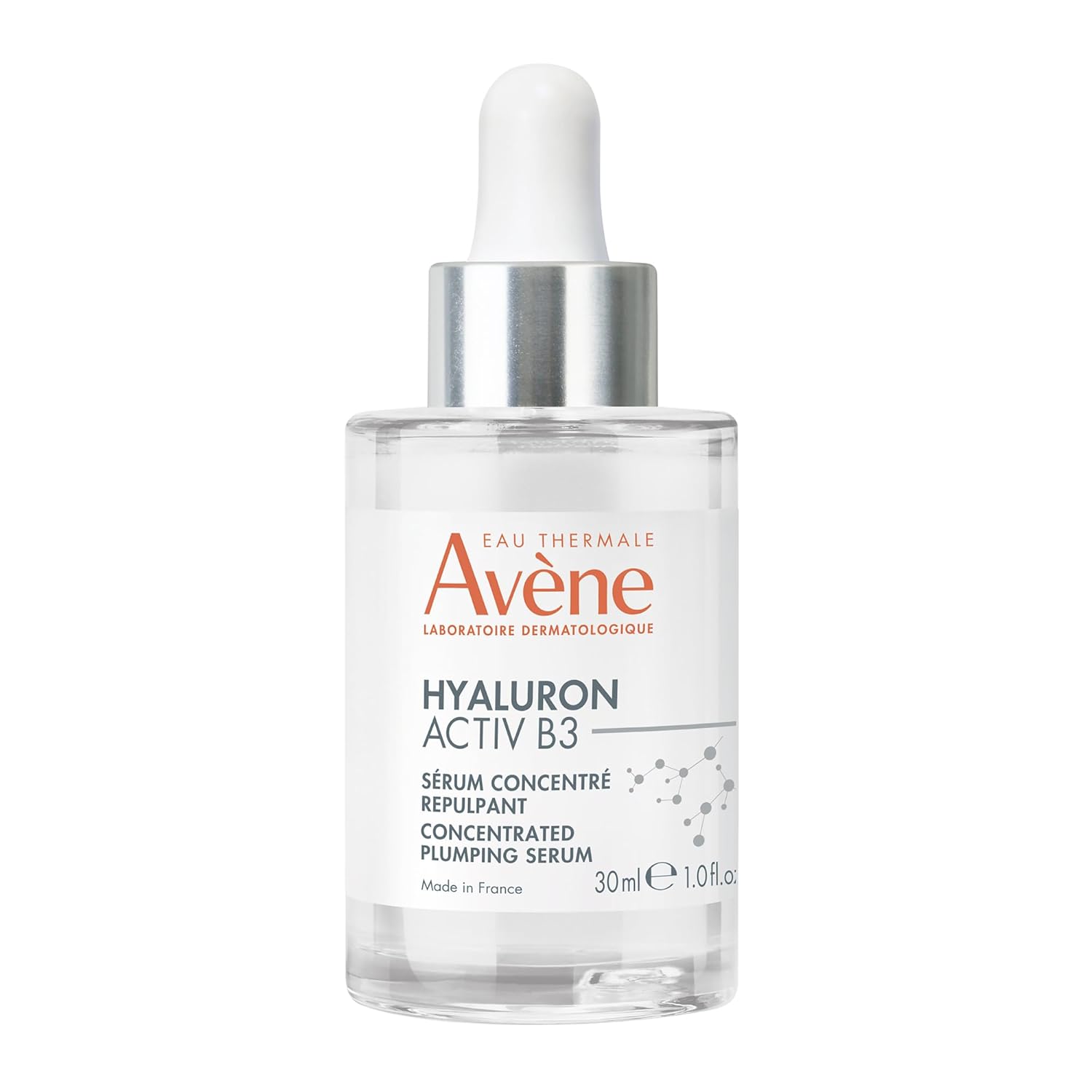 Avène Hyaluron Activ B3 Concentrated Plumping Serum, Light-Weight Hydrating Serum, Powered By Niacinamide + Pure Hyaluronic Acid, Firms & Plumps The Skin For A Healthy Complexion 1 Oz