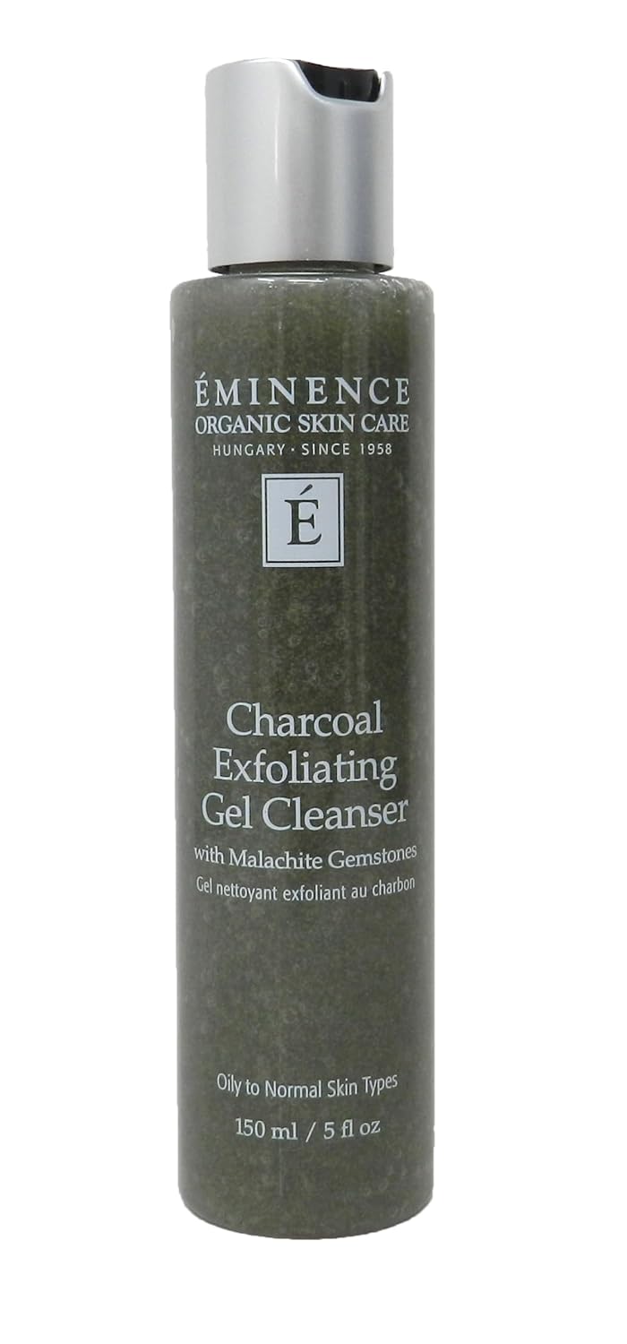 Éminence Charcoal Exfoliating Gel Cleanser, Unscented, 5 Oz