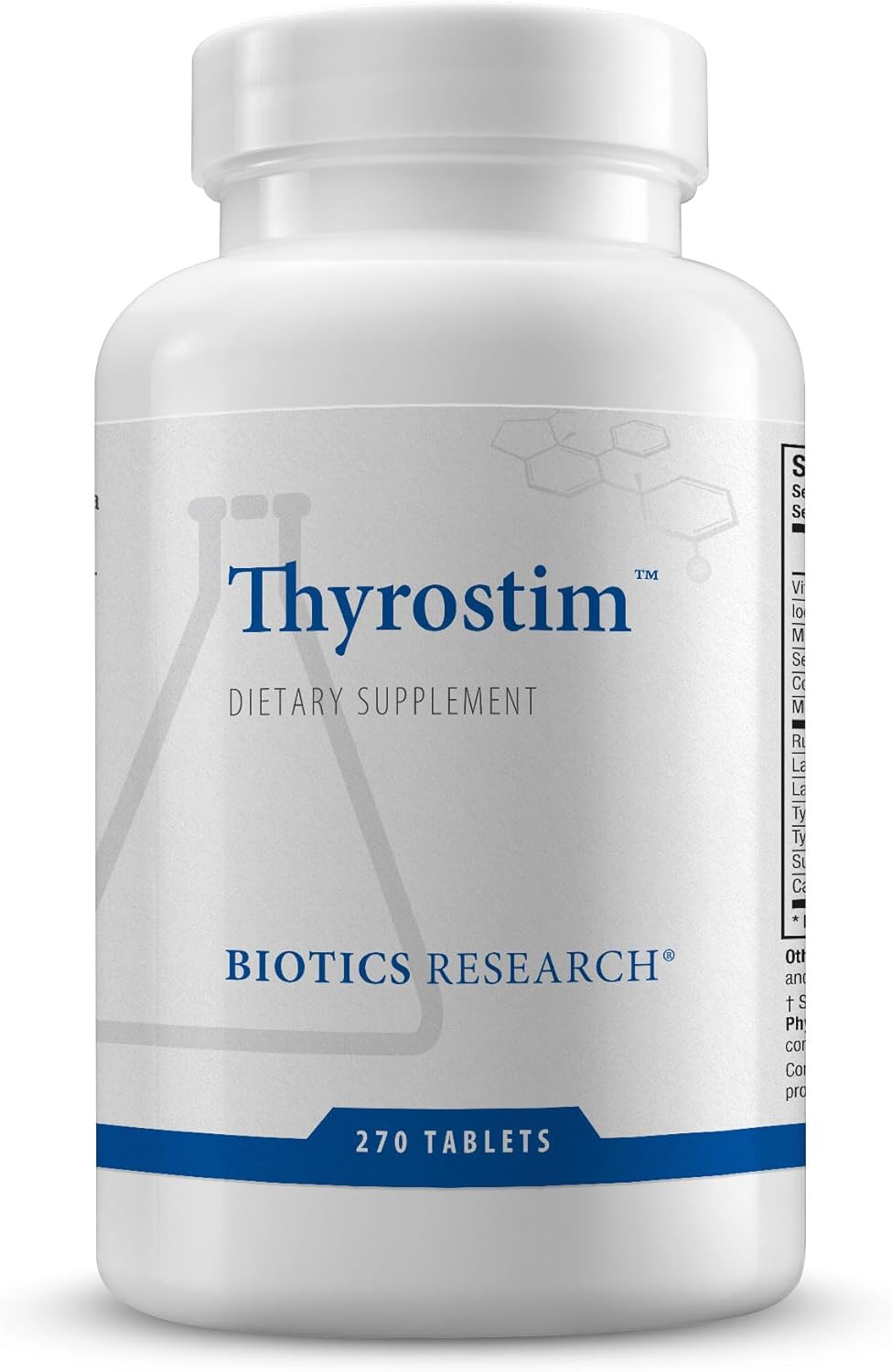 Biotics Research Thyrostim™ –Endocrine Support, Balance Thyroid Hormones, T3, T4. Support Thyroid Gland, Boost Metabolism, Aid In Digestion. Support Nervous System. 270 Tablets (270)