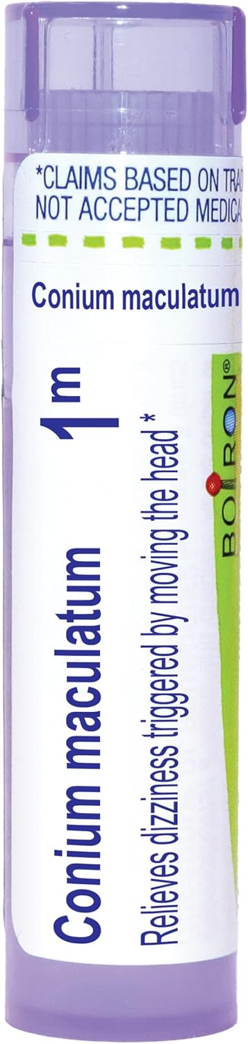 Boiron Conium Maculatum 1M For Dizziness Triggered By Moving The Head - 80 Pellets