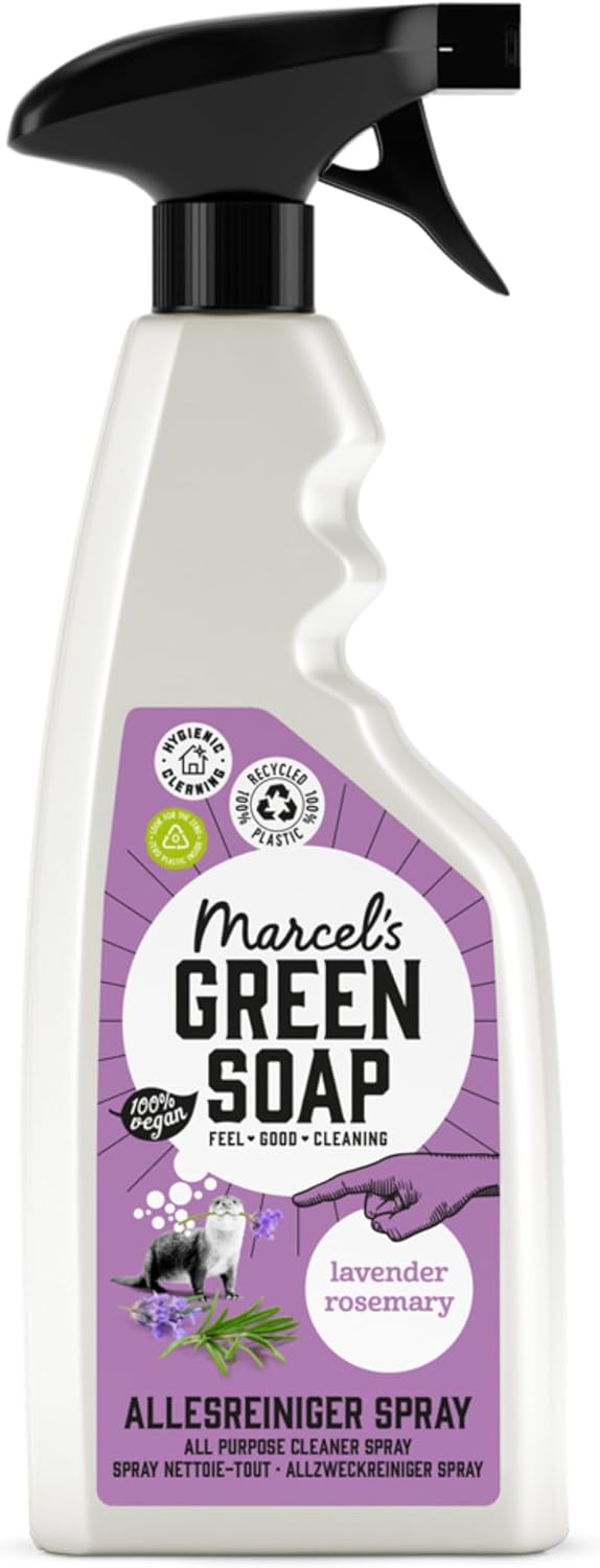 Marcel'S Green Soap - All-Purpose Spray Lavender & Rosemary - Cleaning Spray - Eco Friendly - Vegan - 99% Biodegradable - 500 Ml
