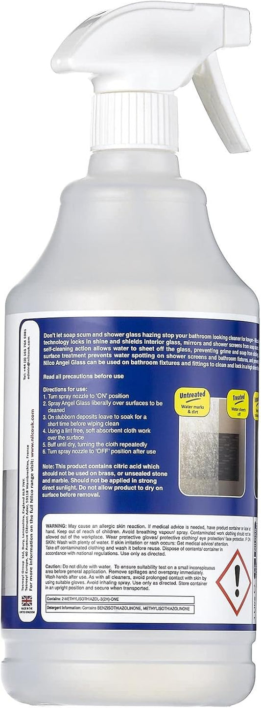 Nilco Angel Glass Self Cleaning Treatment With Power Spray Gun, 2L