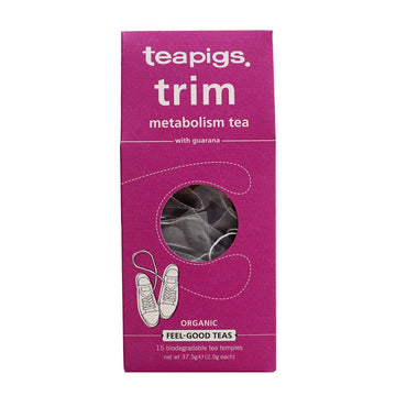 Teapigs Organic Trim (Metabolism Tea, 15 Count (Pack Of 6)