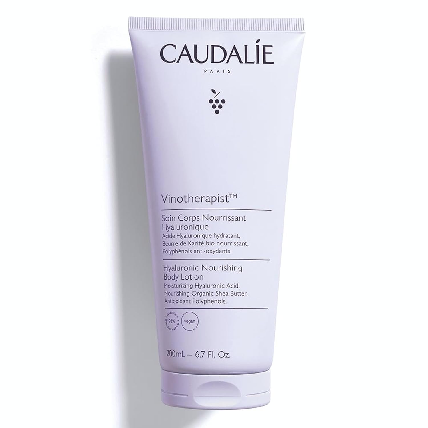 Caudalie Vinotherapist Nourishing Hyaluronic Body Lotion With Shea Butter And Hyaluronic Acid, 6.7 Fl Oz