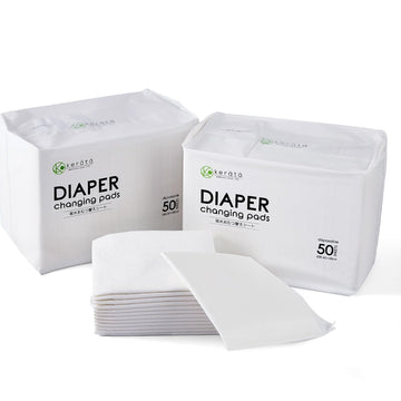 Disposable Changing Pads For Baby, 100 Pack Disposable Changing Pad Liners, Waterproof Disposable Underpads, Ultra Absorbent Super Soft Breathable Diaper Changing Mat 13 X 18 In