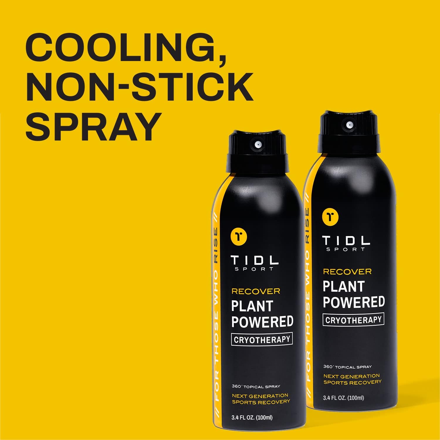 TIDL Plant Powered Cryotherapy Spray 2-Pack – Instant Cooling Pain Relief – Full Body Recovery – Organic Plant-Based Formula – Relieves Muscle and Joint Pain, 3oz : Patio, Lawn & Garden