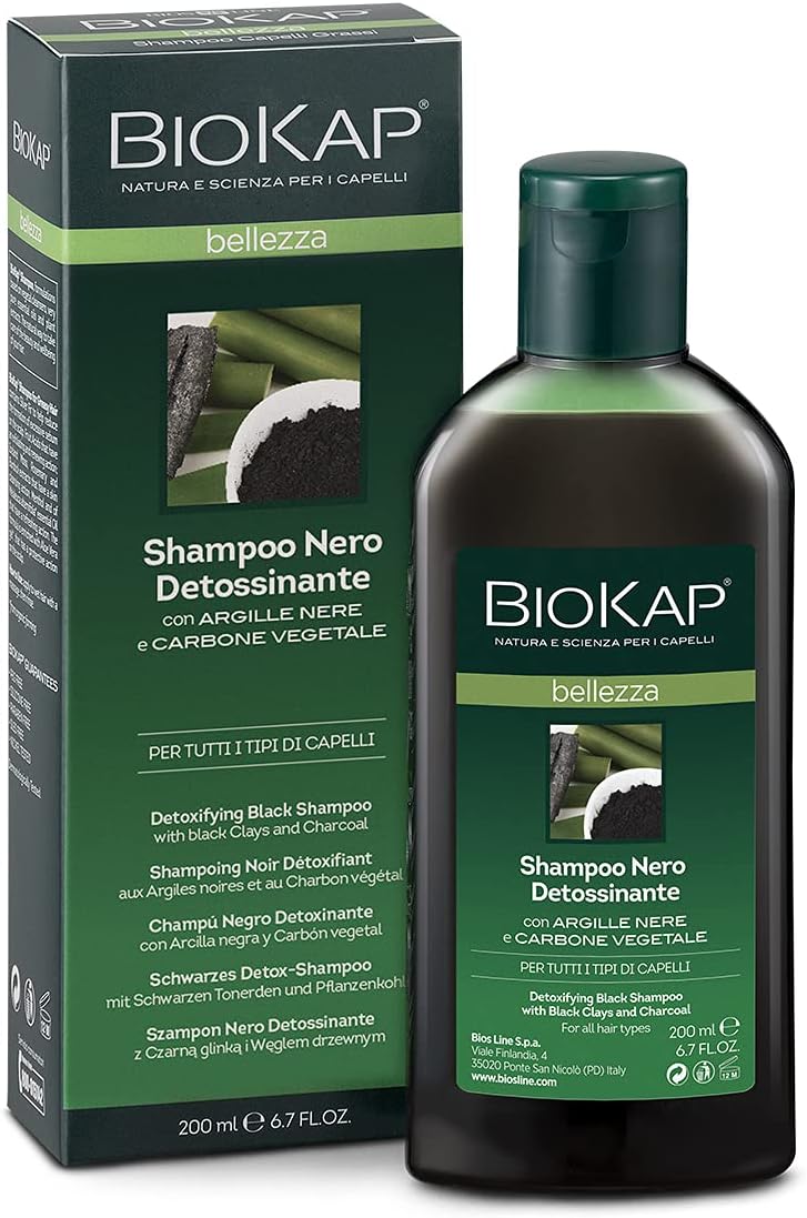 Bios Line Biokap 70755 Detoxifying Shampoo 200 Ml Black