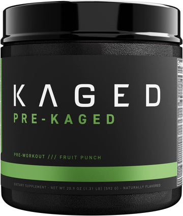 Kaged Original Pre Workout Powder | Fruit Punch | Pre-Kaged | Formulat