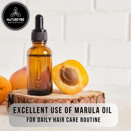 Naturevibe Botanicals Marula Oil 32 Ounces Cold Pressed 100% Pure, Unrefined & Natural Carrier Oil | Great for Hair & Skin | Body Oil | Rich in Vitamin E & Omega Fatty Acids (946 ml)