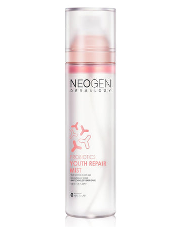 K-Beauty Neogen Dermalogy Probiotics Youth Repair Mist | Gentle Hydrating Face Mist W/Superprobiotics Collagen, Niacinamide & Ceramides 4.05 Fl Oz