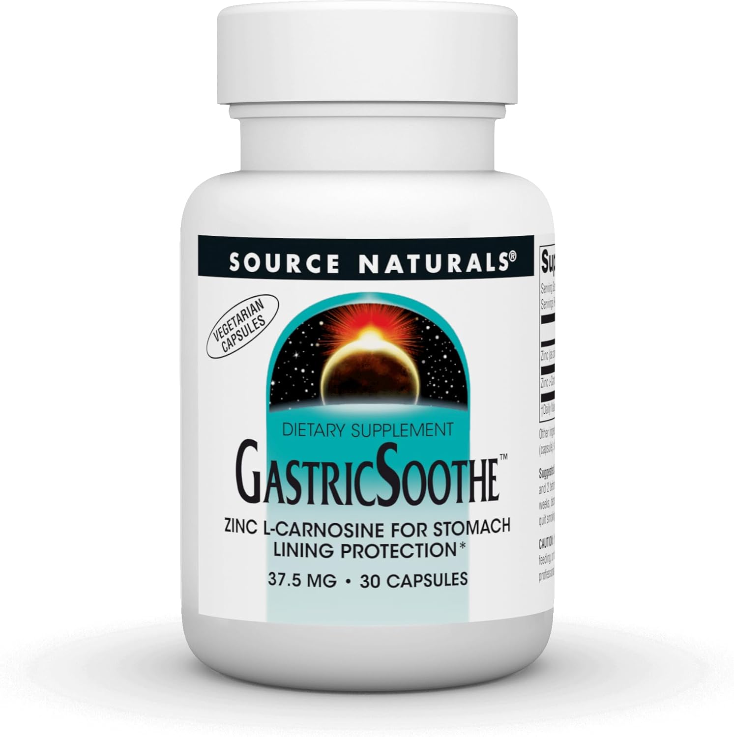 Source Naturals Gastricsoothe Zinc L-Carnosine* - 30 Veggie Caps