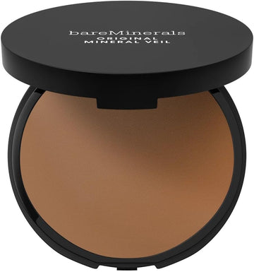 bareMinerals Original Mineral Veil Pressed Setting Powder - Sheer Tan For Women 0.3 oz Powder, brown