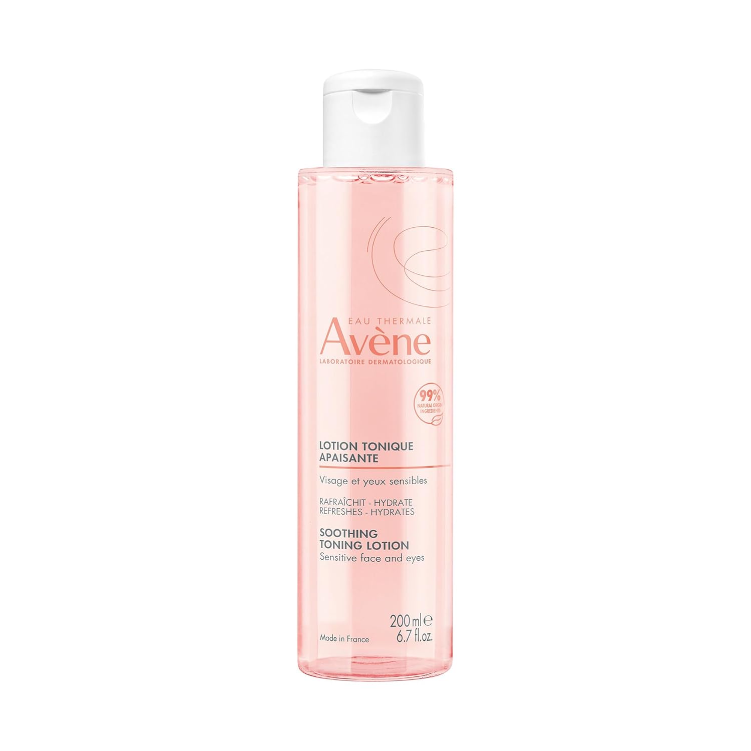 Avène Soothing Toning Lotion, Oil-Free Bi-Phase Toner, Alcohol-Free, 6.7 Oz