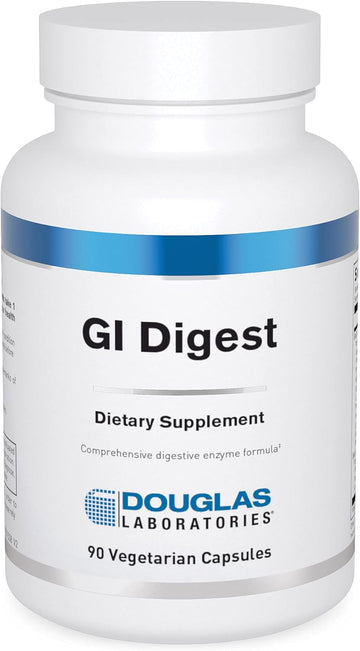 Douglas Laboratories G.I. Digest | Complete Enzyme Formula Including Gluten And Dairy Enzymes | 90 Capsules