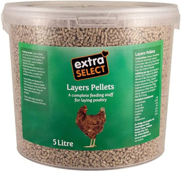 Extra Select Complete Layers Pellets Poultry Feed Tub, 5 Litre?07LPB5