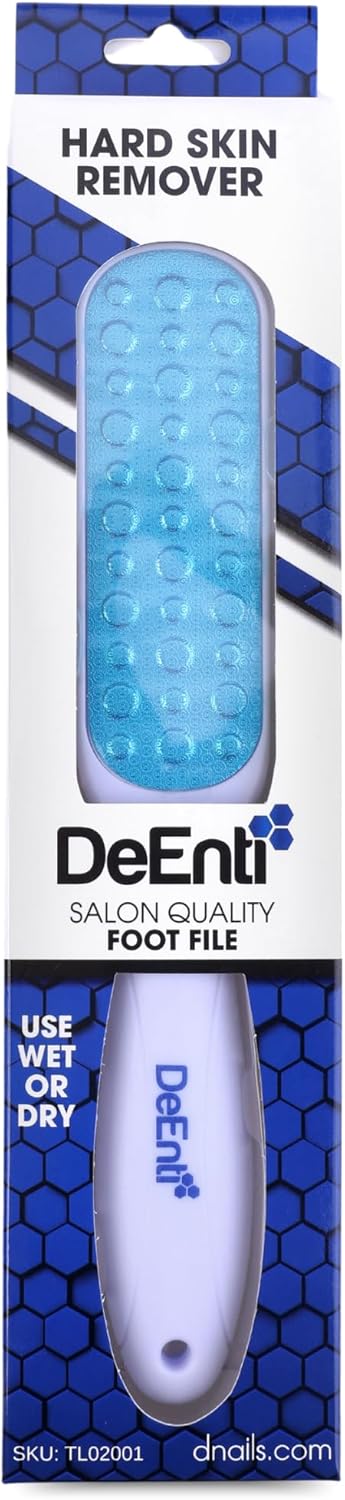 Deenti Metal Foot File, Professional Grade Stainless Steel Foot File, Salon Quality Callus Remover, Lightweight Foot Scrubber, Home Manicure And Pedicure Tools