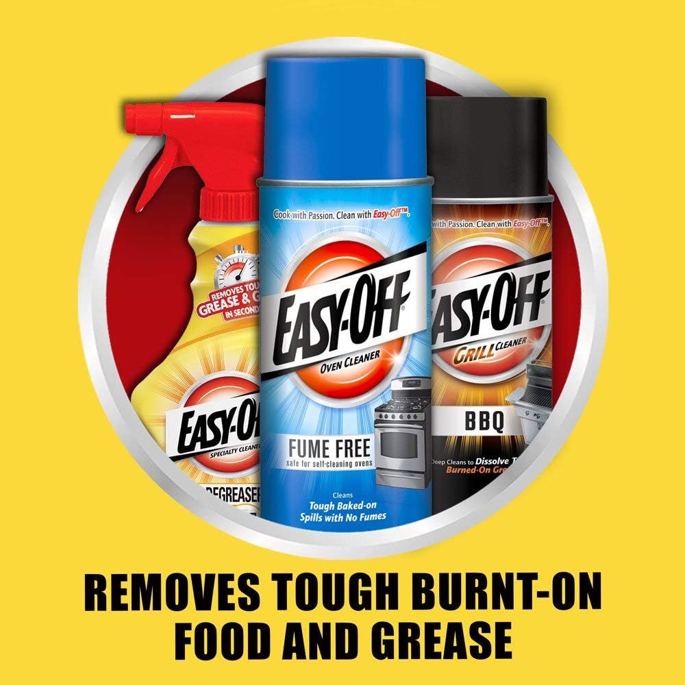 Easy Off Oven Cleaner 14.5oz Aerosol Can (Pack of 3) : Health & Household