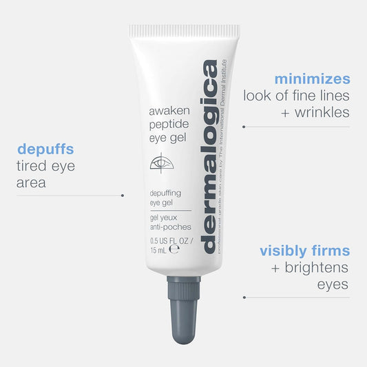 Dermalogica Awaken Peptide Eye Gel - Quickly Reduces The Appearance Of Puffiness And Wrinkles