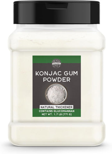 BIRCH & MEADOW Konjac Gum Powder, 1.7 lb, Natural Thickener, Contains Glucomannan, Root Powder