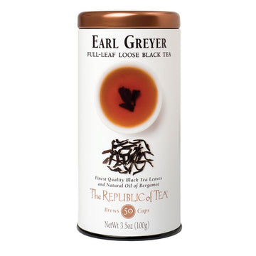 Republic Of Tea Earl Greyer Black, Full-Leaf, 3.5 Oz