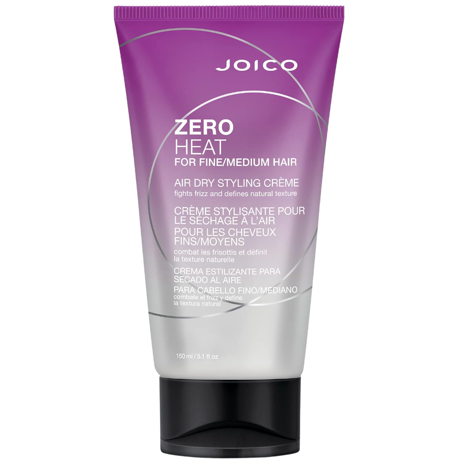 Joico Zero Heat Air Dry Styling Crème | For Fine To Medium Hair | 24 Hour Humidity Control | Tames Frizz & Enhances Texture | Boost Shine | Reduce Drying Time