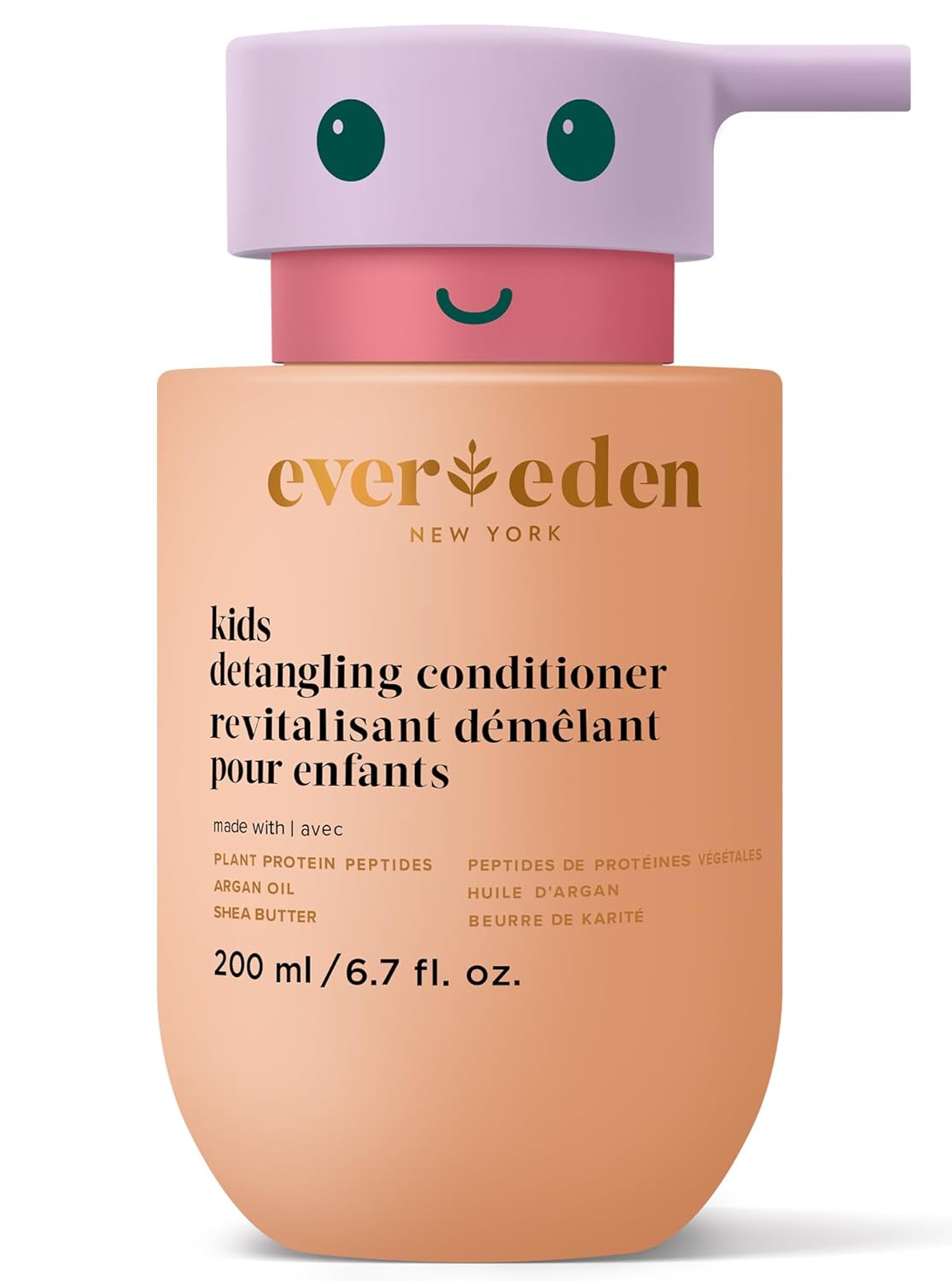 Evereden Kids Conditioner Detangler, 6.7 fl oz. | Plant Based Kids Haircare | Made With Clean and Non-toxic Ingredients | Natural Conditioner for Kids