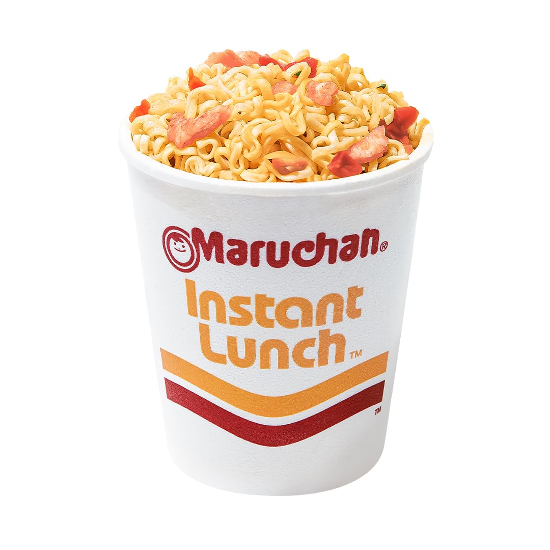 Maruchan Instant Lunch Hot & Spicy Shrimp, Ramen Noodle Soup, Microwaveable Meal, 2.25 Oz, 12 Count : Grocery & Gourmet Food