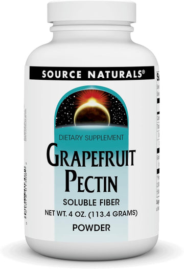 Source Naturals Grapefruit Pectin, Soluble Fiber - Dietary Supplement - 4 Oz Powder