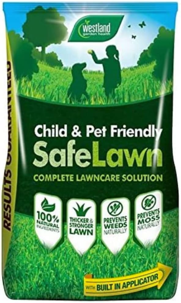 Westland SafeLawn Child and Pet Friendly Natural Lawn Feed 400 m2, Green, 14 kg?20400354