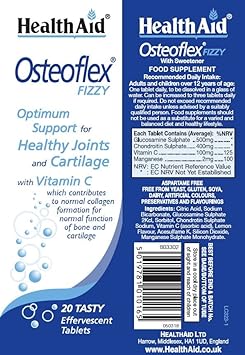 HealthAid OsteoFlex Fizz Effervescent - 20 Tablets